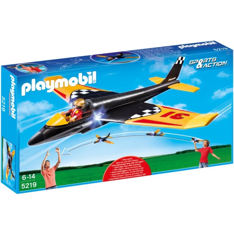 5219 Segelflugzeug racing mit Licht - Playmobil