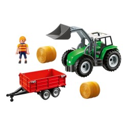 6130. großer Traktor mit Anhänger - Playmobil
