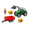 6130. large Tractor with trailer - Playmobil