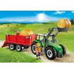 6130. grand tracteur avec remorque - Playmobil