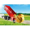 6130. large Tractor with trailer - Playmobil