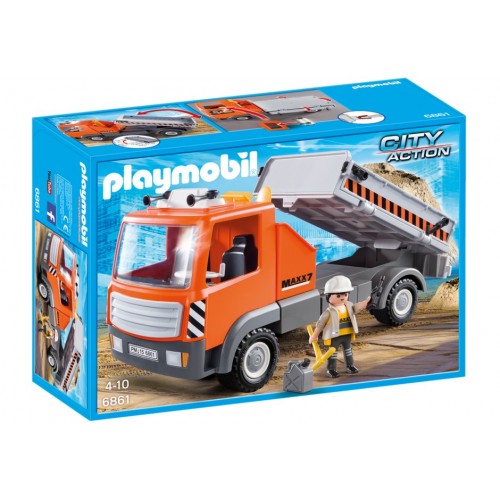 6861 truck construction - Playmobil
