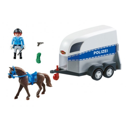 6875 horse trailer - Playmobil police