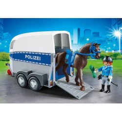 rimorchio del cavallo 6875 - Playmobil polizia