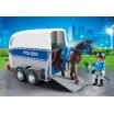 remorque pour chevaux 6875 - police Playmobil