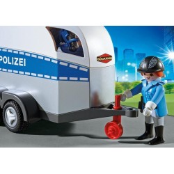 remorque pour chevaux 6875 - police Playmobil