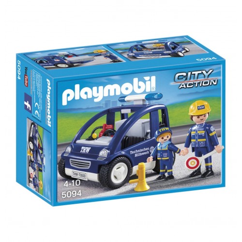 5094 car strade THW - Playmobil
