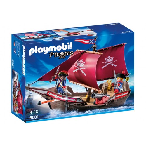 6681 - Barco Patrulla de Soldados - Playmobil