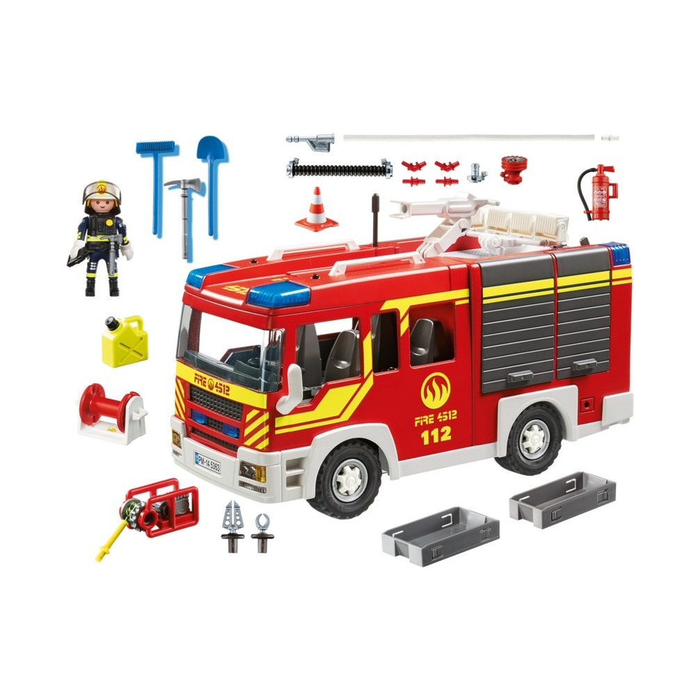 Playmobil (5362) Le camion de pompier lumineux et sonore - City