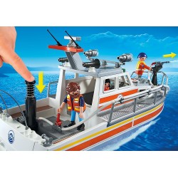 5540 tubo - barca di salvataggio di Playmobil