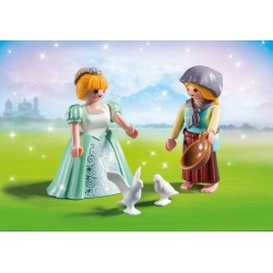 6843 pack Duo princesse et femme de ménage - Playmobil