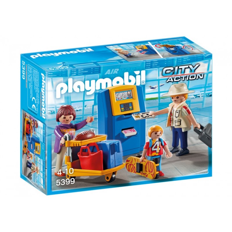 5399 famiglia Check-In aeroporto - Playmobil