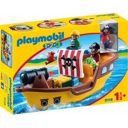 Libro * 9118-barca pirata 1.2.3. -Nuovo Playmobil 2017