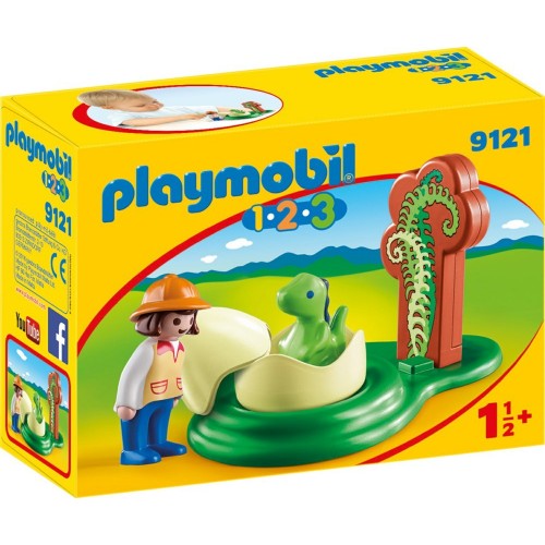 9121 - Exploradora con Huevo de Dinosaurio 1.2.3 - Novedad Playmobil 2017