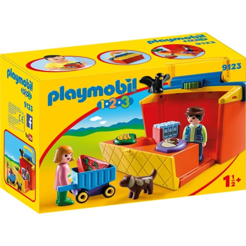 *** Reserva *** 9123 - Maletín Puesto de Venta 1.2.3 - Novedad Playmobil 2017
