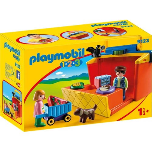 Réserve * 9123 - mallette vente post 1.2.3 - nouveauté Playmobil 2017
