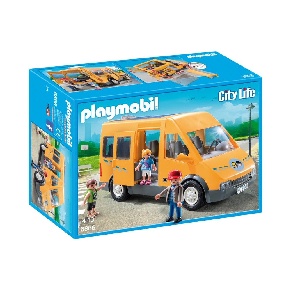 Ecole de bus 6866 - Playmobil - Playmobileros - Tienda de Playmobil Nuevo y  Ocasión