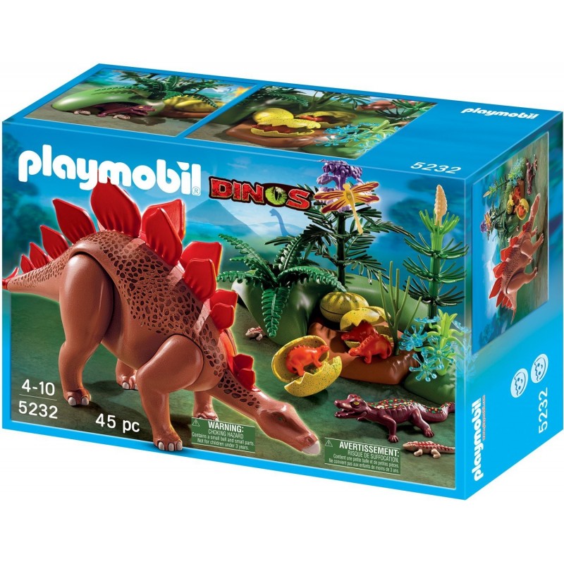 5232 stegosaurus con vitelli - Playmobil