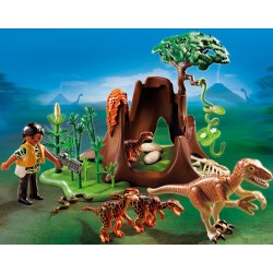 5233 Velociraptors avec Explorer - Playmobil