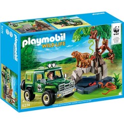 Сканер автомобилей 5274 с тиграми и орангутанов - Playmobil