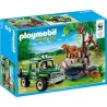 scanner voiture 5274 avec tigres et orangs-outans - Playmobil
