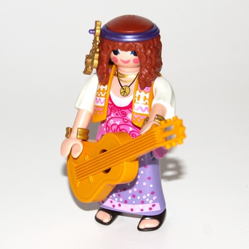 9147 - Mujer Jipi con Guitarra - Figures Playmobil - Sobre Sorpresa Serie 11 NOVEDAD 2017