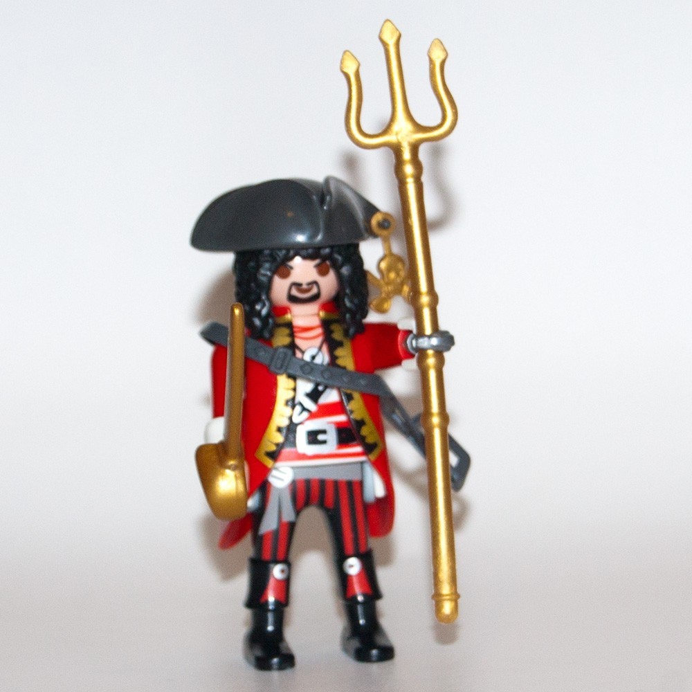 9146 pirate with trident  playmobil figures  series 11
