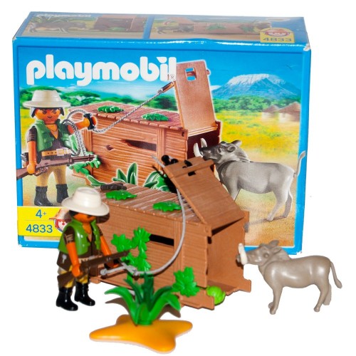 4833 boar Hunter con trappola - Playmobil - occasione ÖVP