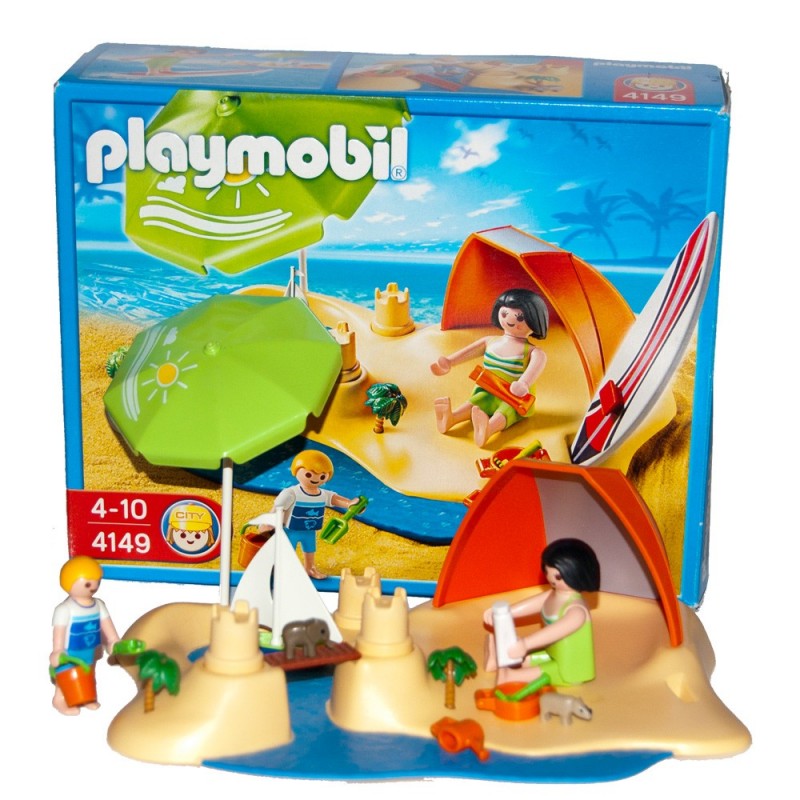 4149 family on the beach - Playmobil - occasion ÖVP