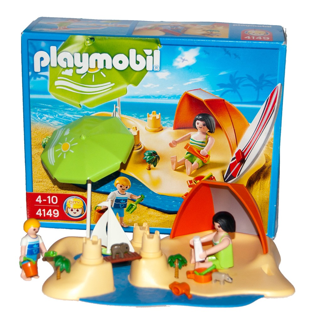 Playmobil niños en la playa online