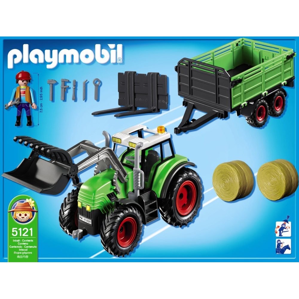 5121 grand tracteur avec remorque - nouveau ÖVP - Playmobileros - Tienda de  Playmobil Nuevo y Ocasión