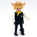 Sherif black clothes Spurs - Playmobil