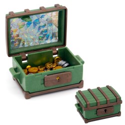 Il verde monete scrigno - pirata - West - Playmobil