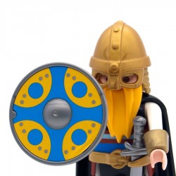 Viking bouclier rond modèle 2-Playmobil 3150 3151 3152 3153