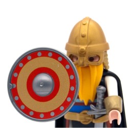 Viking bouclier rond modèle 3-Playmobil 3150 3151 3152 3153