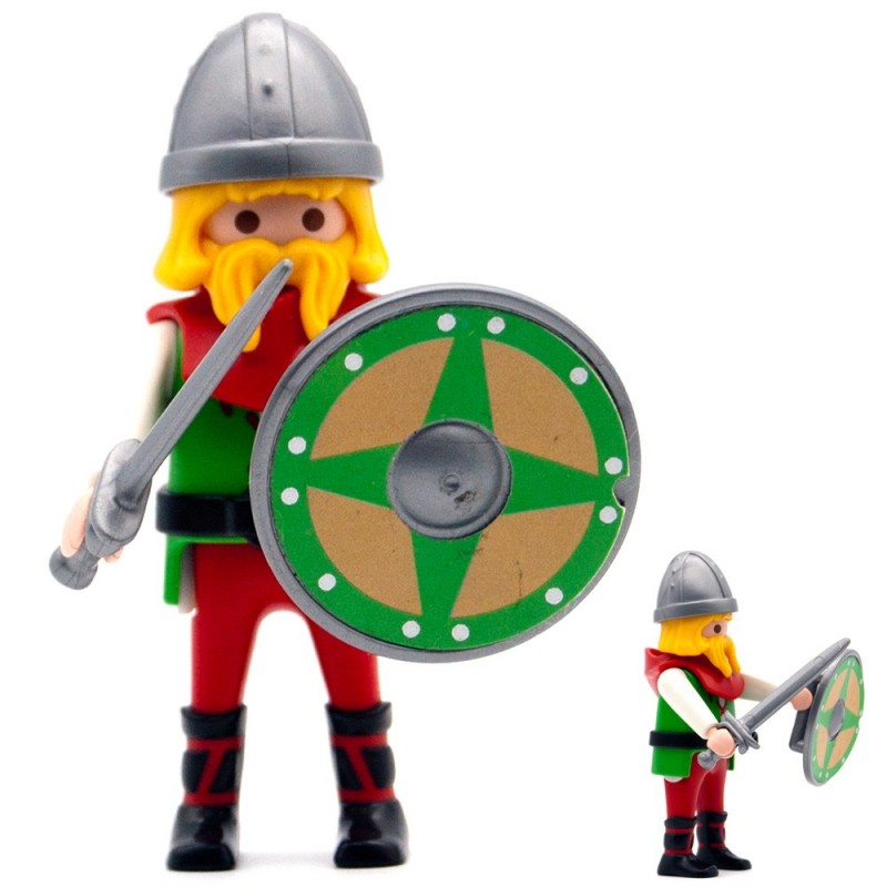 Viking rosso - serie Playmobil 3150 3151 3152 3153