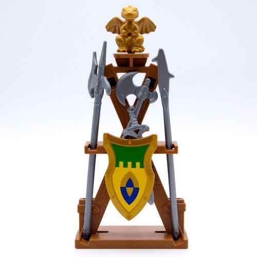 Armaiolo medievale drago Playmobil - scudo braccia