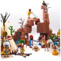 3870-popolato West Indian camp-Playmobil 1966 Western-occasione